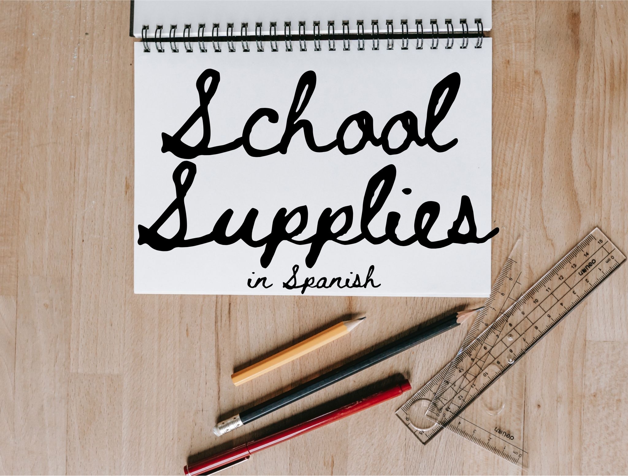 schools supplies in spanish