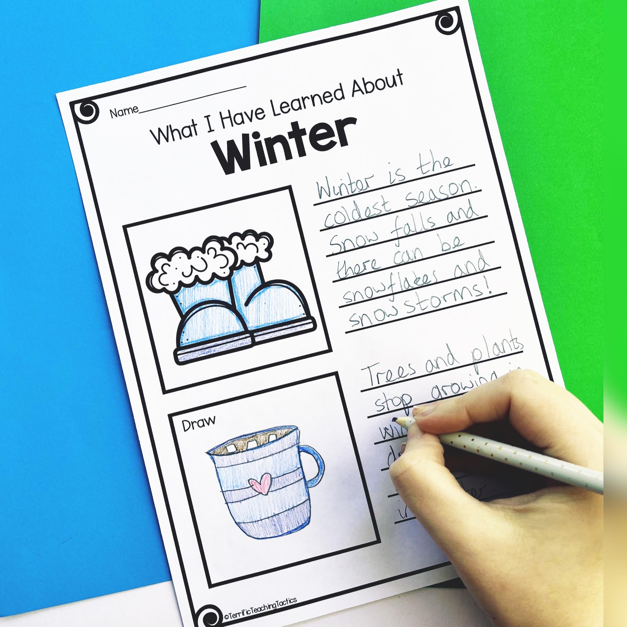 second grade writing worksheets