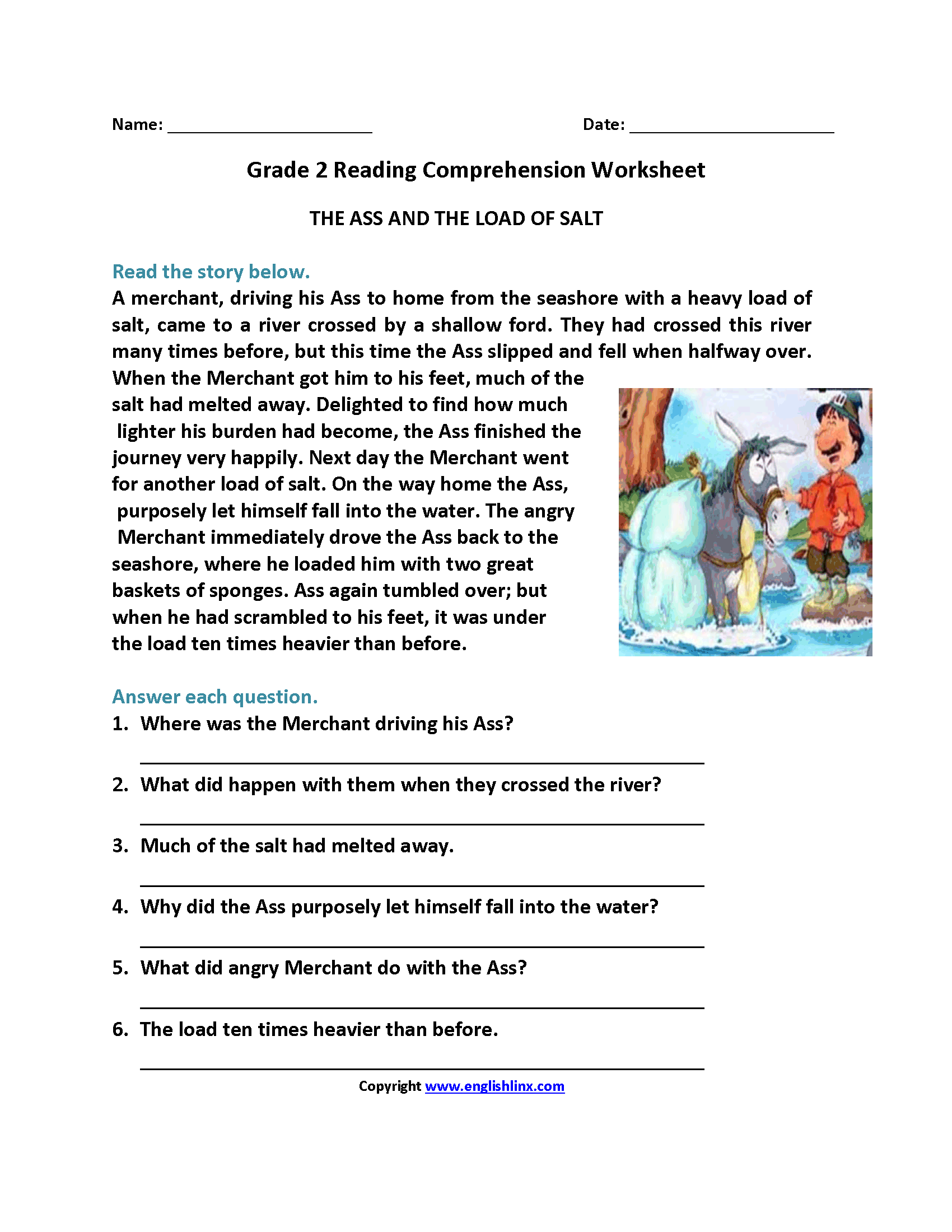 Second Grade Reading Worksheets Improve Fluency And Vocabulary