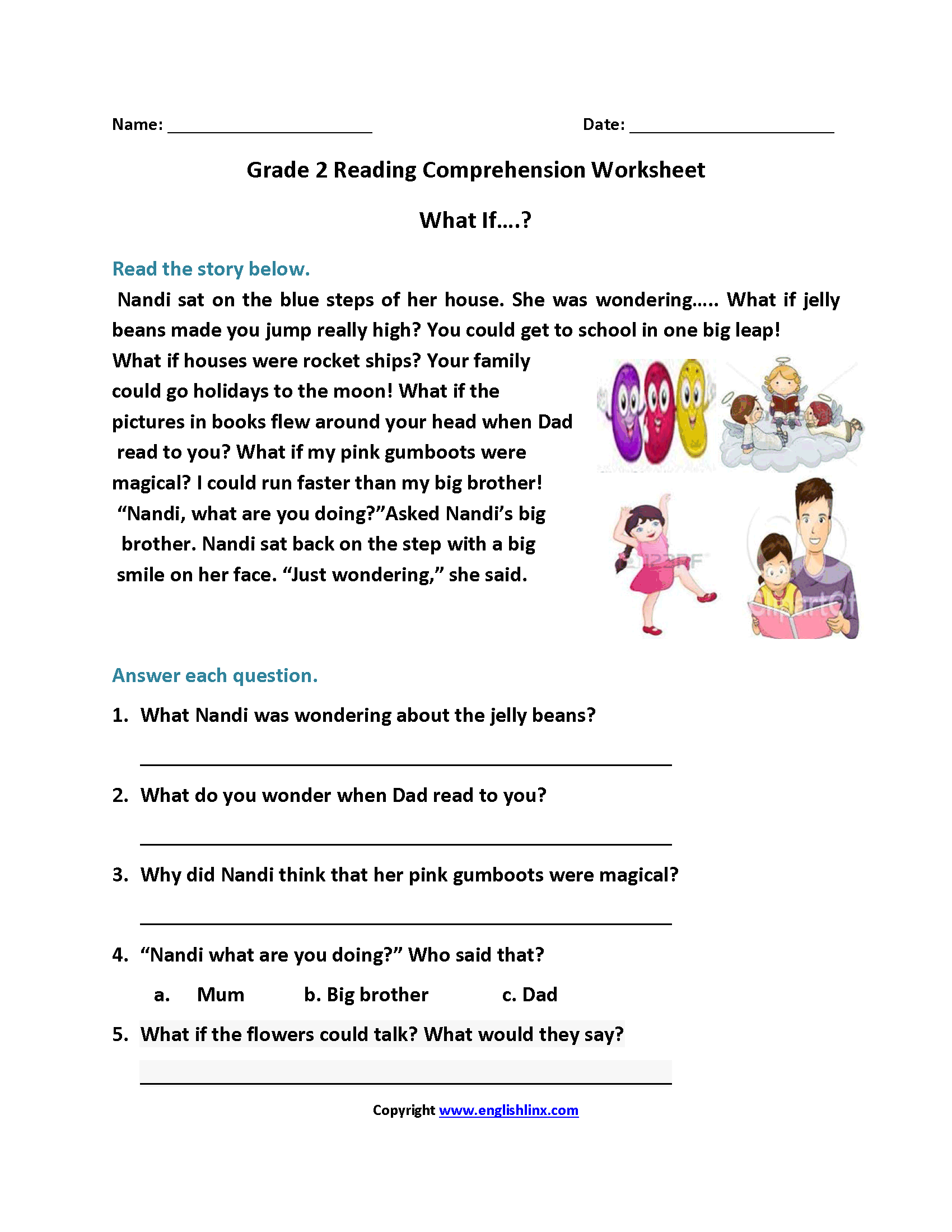 Second Grade Reading Worksheets Improve Fluency And Vocabulary