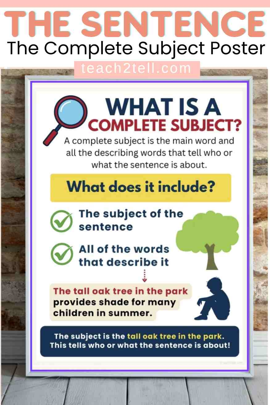 whats a complete subject