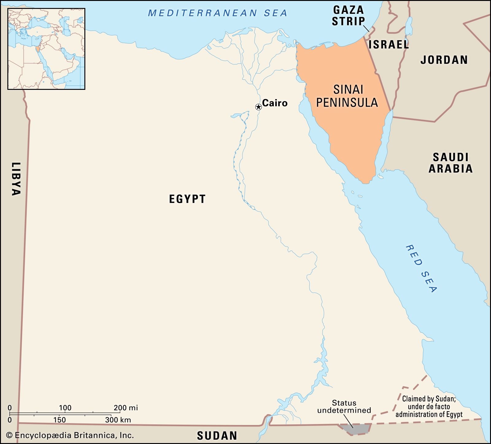 Sinai Peninsula Definition Map History Facts Britannica
