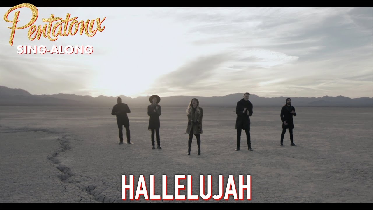 SING ALONG VIDEO Hallelujah Pentatonix YouTube SING ALONG VIDEO Hallelujah Pentatonix YouTube