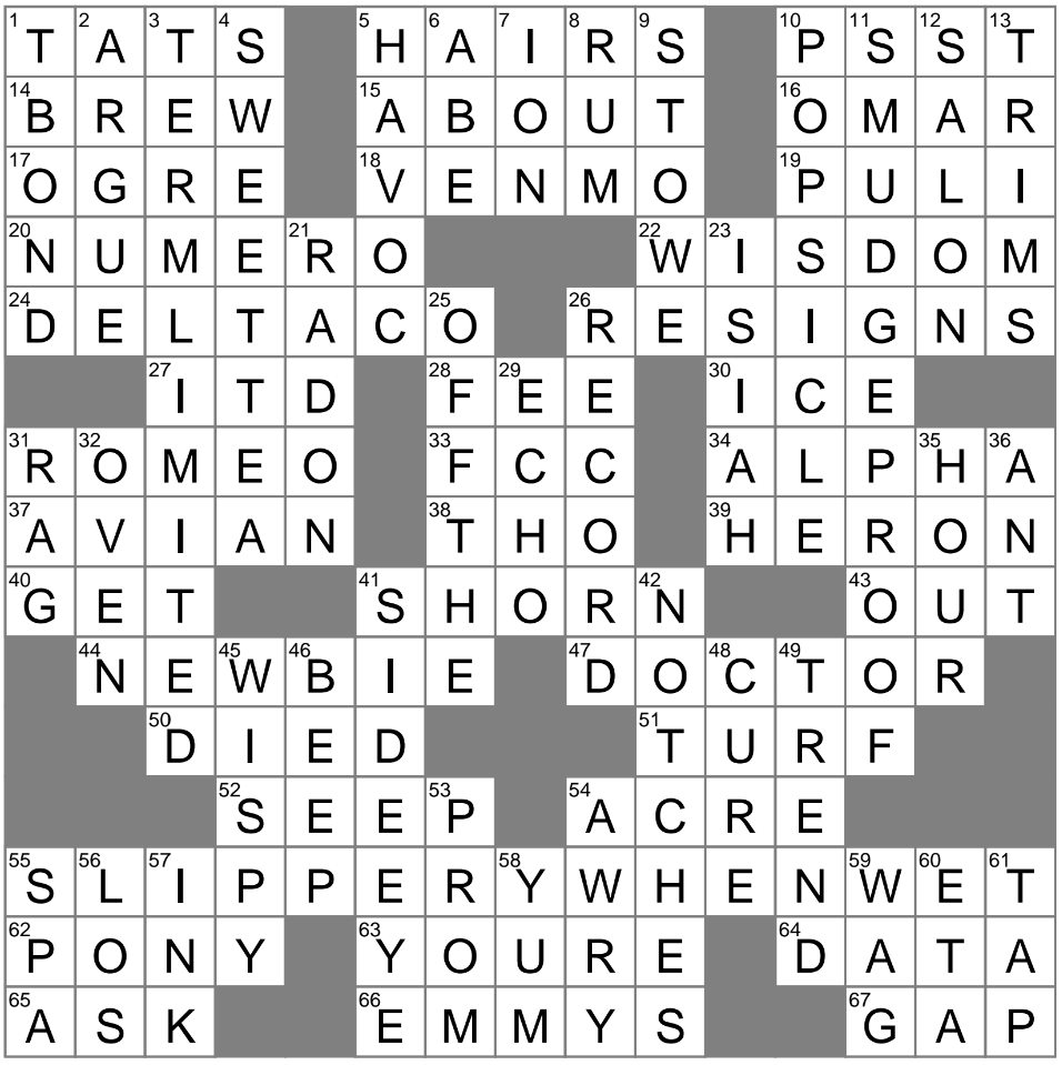 Skeptical Look Crossword Clue Archives LAXCrossword