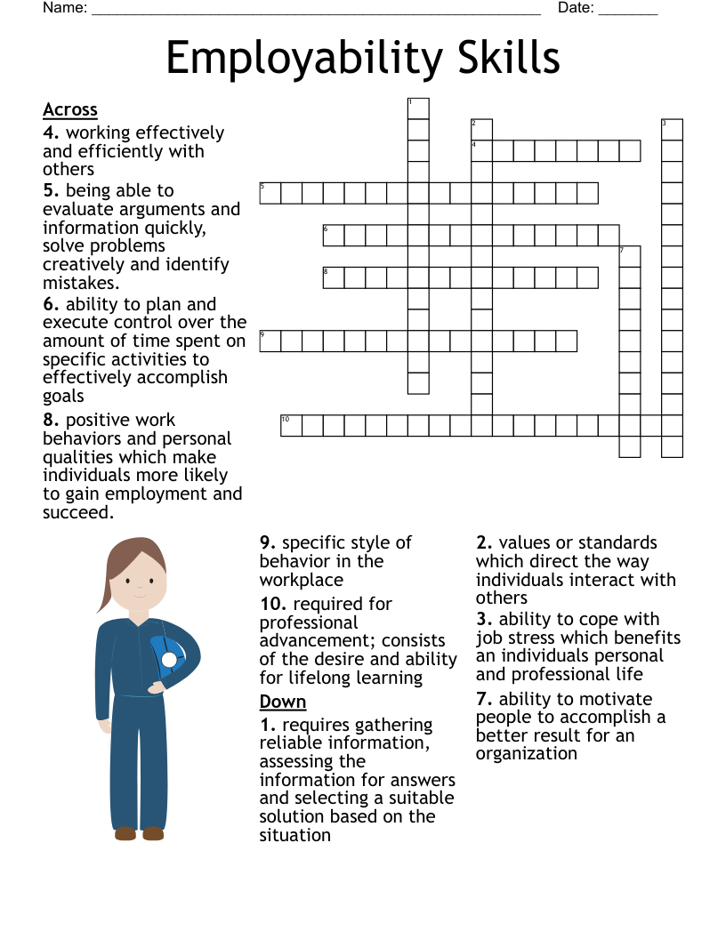 Soft Skills Crossword WordMint