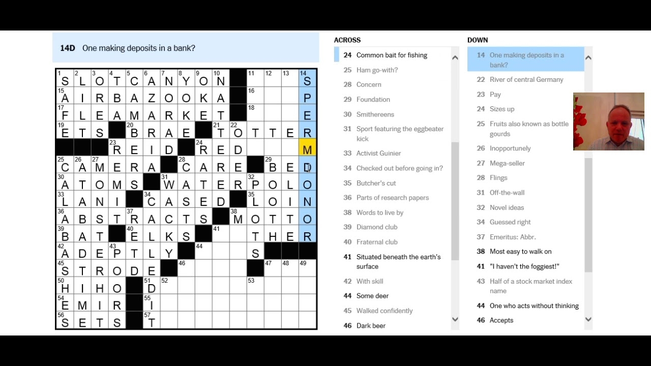 Solving The NYT Saturday Puzzle YouTube