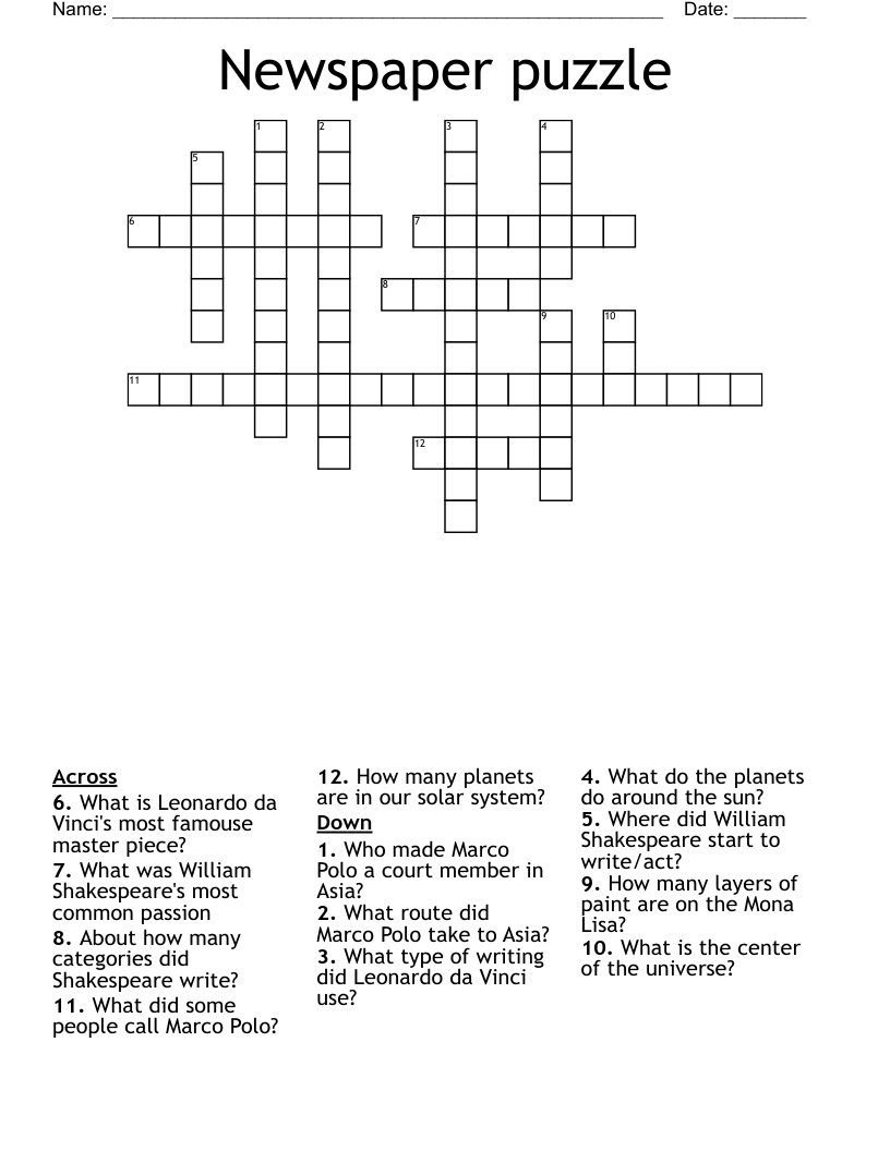 Some Fresh Starts Crossword Davewellrasingchild1973 s Ownd