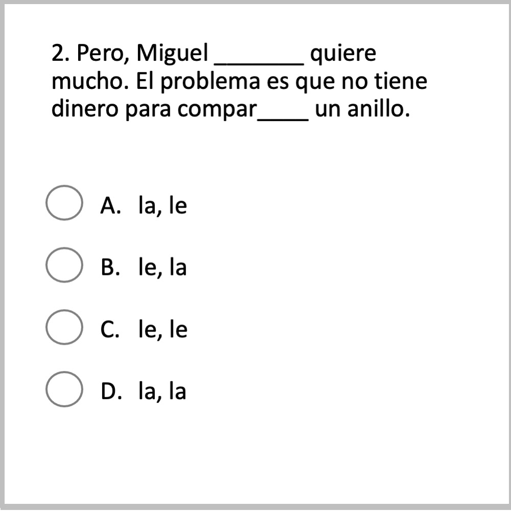 Spanish Direct And Indirect Object Pronouns Google Forms Activity Or Assessment Best PowerPoints For Spanish French