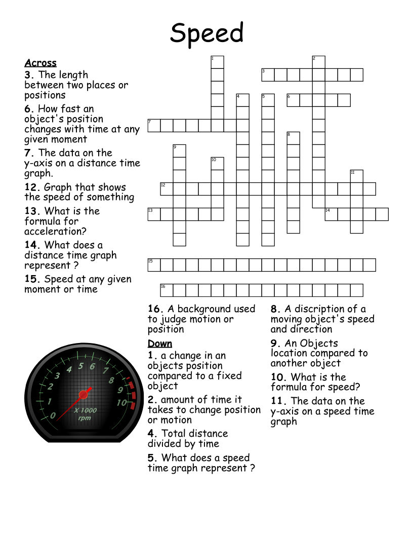 Speed Crossword WordMint