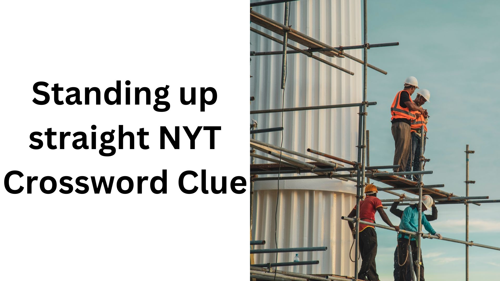 Standing Up Straight NYT Crossword Clue November 12 2024