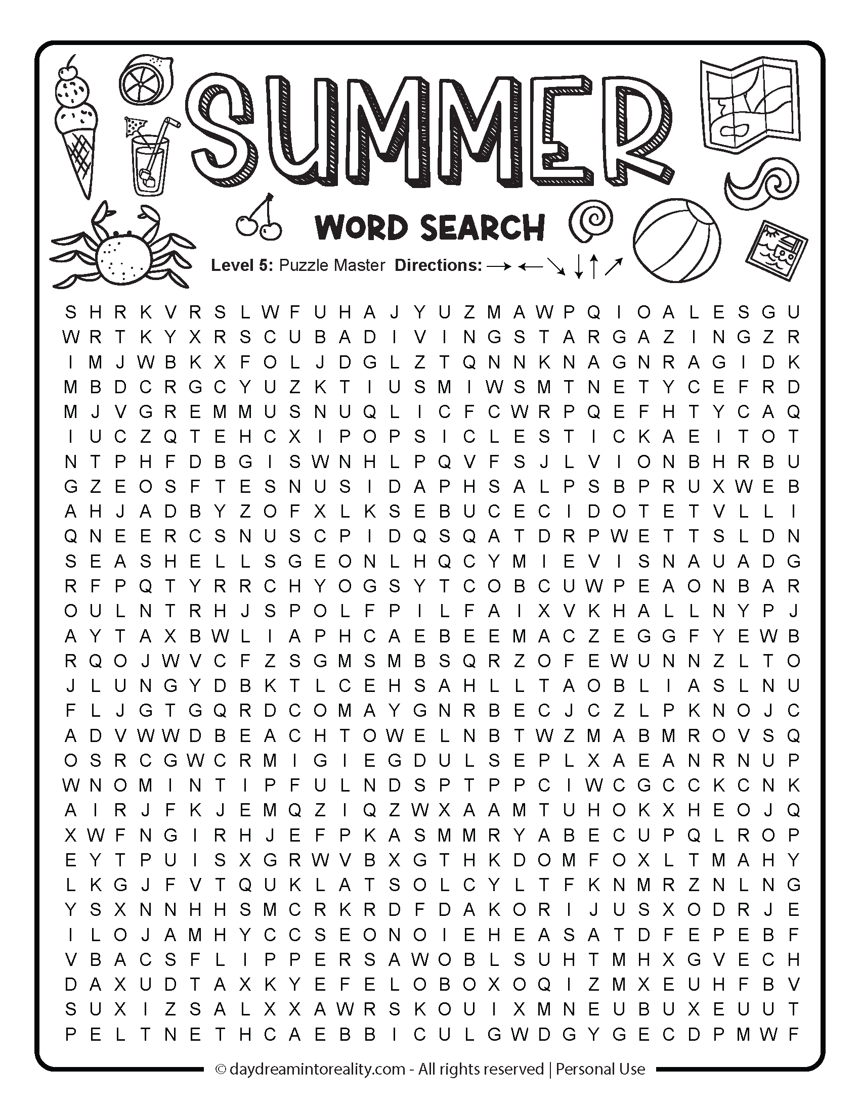 printable find a word puzzles