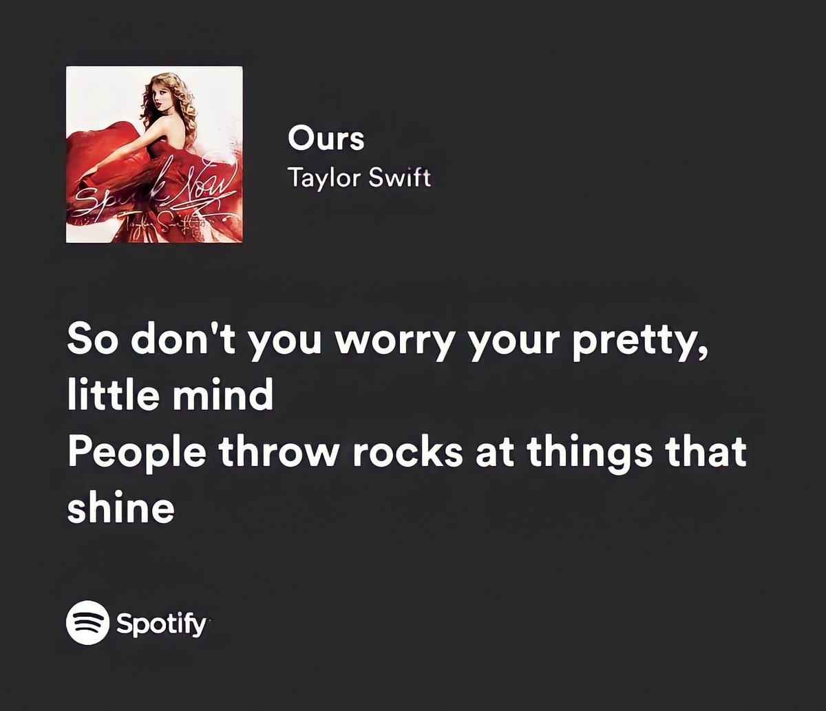 Taylor Swift Once Said 
