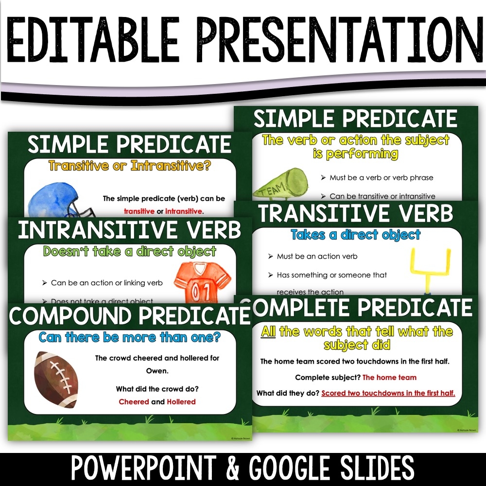 Teaching The Simple And Complete Predicate Mini Lesson And Worksheets