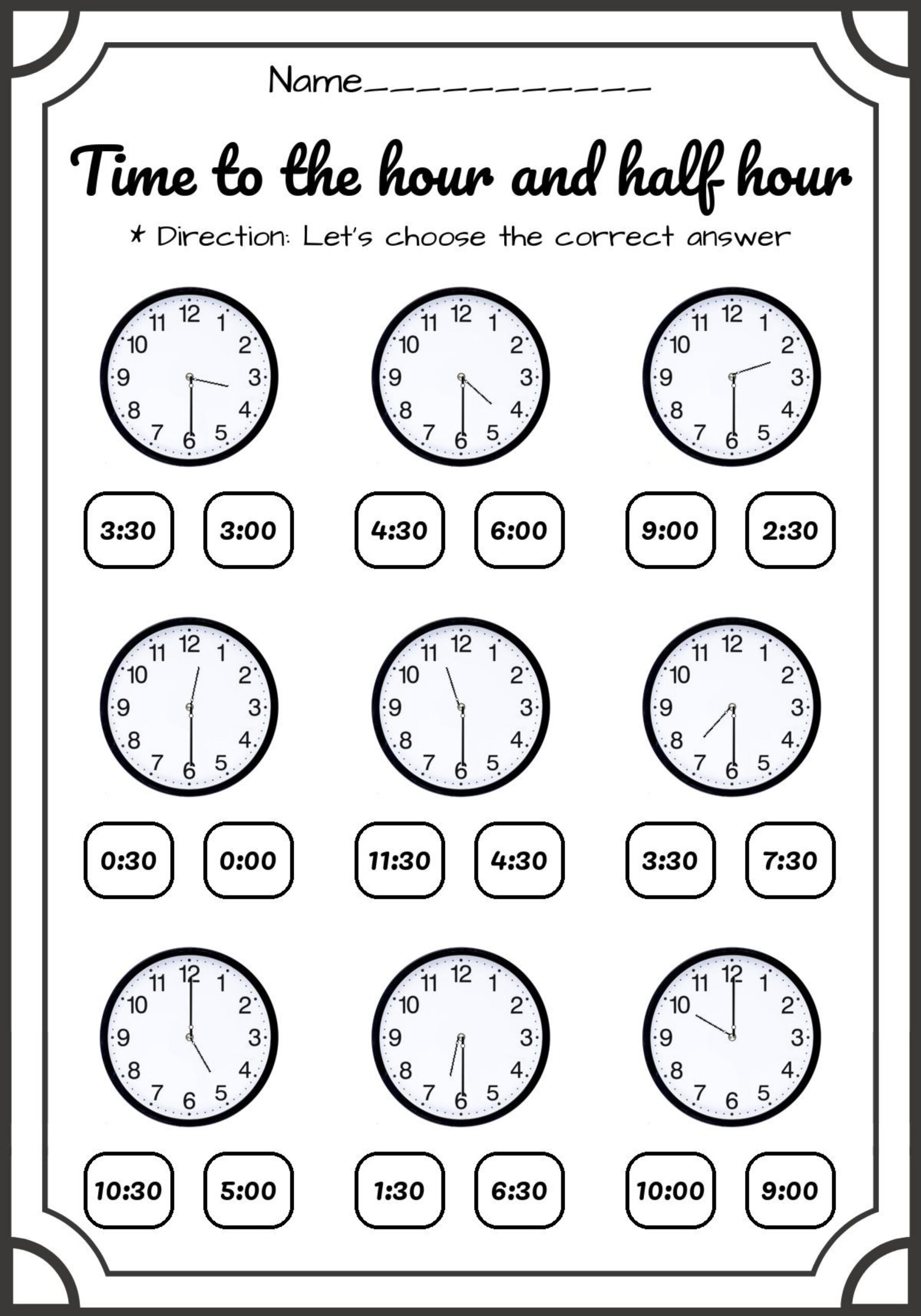 Telling Time To The Nearest 5 Minutes No prep Worksheets Made By Teachers Telling Time To The Nearest 5 Minutes No prep Worksheets Made By Teachers