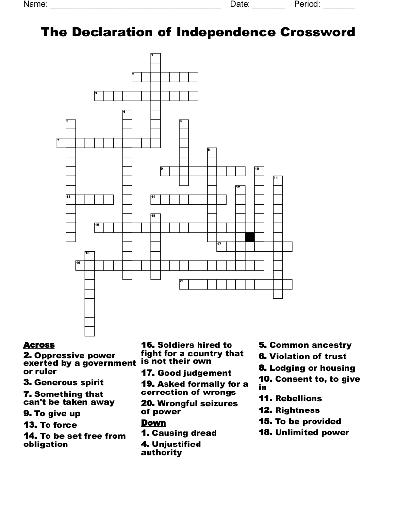 give for free crossword