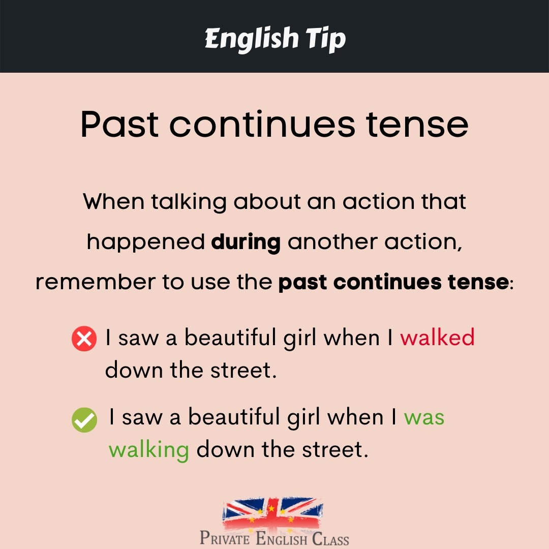 The Past Continuous Tense Also Known As The Past Progressive Tense Refers To A Continuing Action Or State That Was Happening At Some Point In The Past The Past Continuous Tense Is