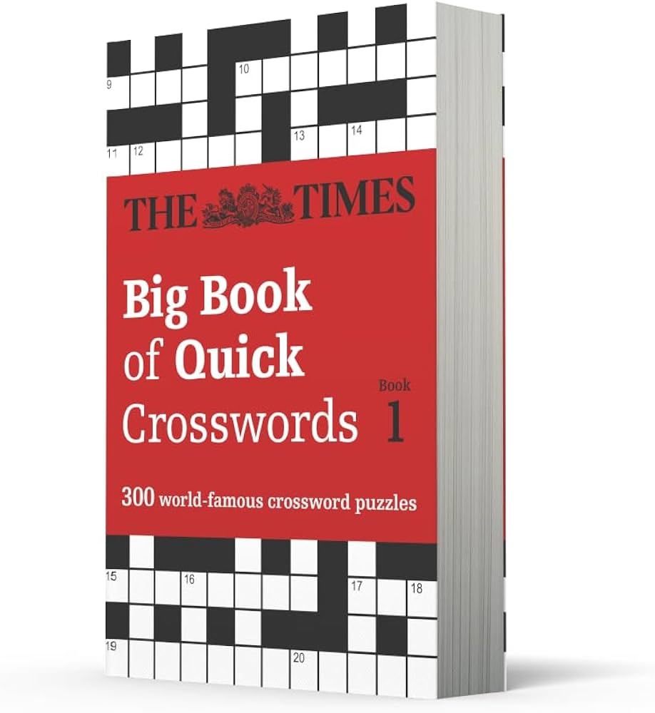 The Times Big Book Of Quick Crosswords Book 1 300 World Famous Crossword Puzzles The Times Mind Games 9780008195762 Amazon Books