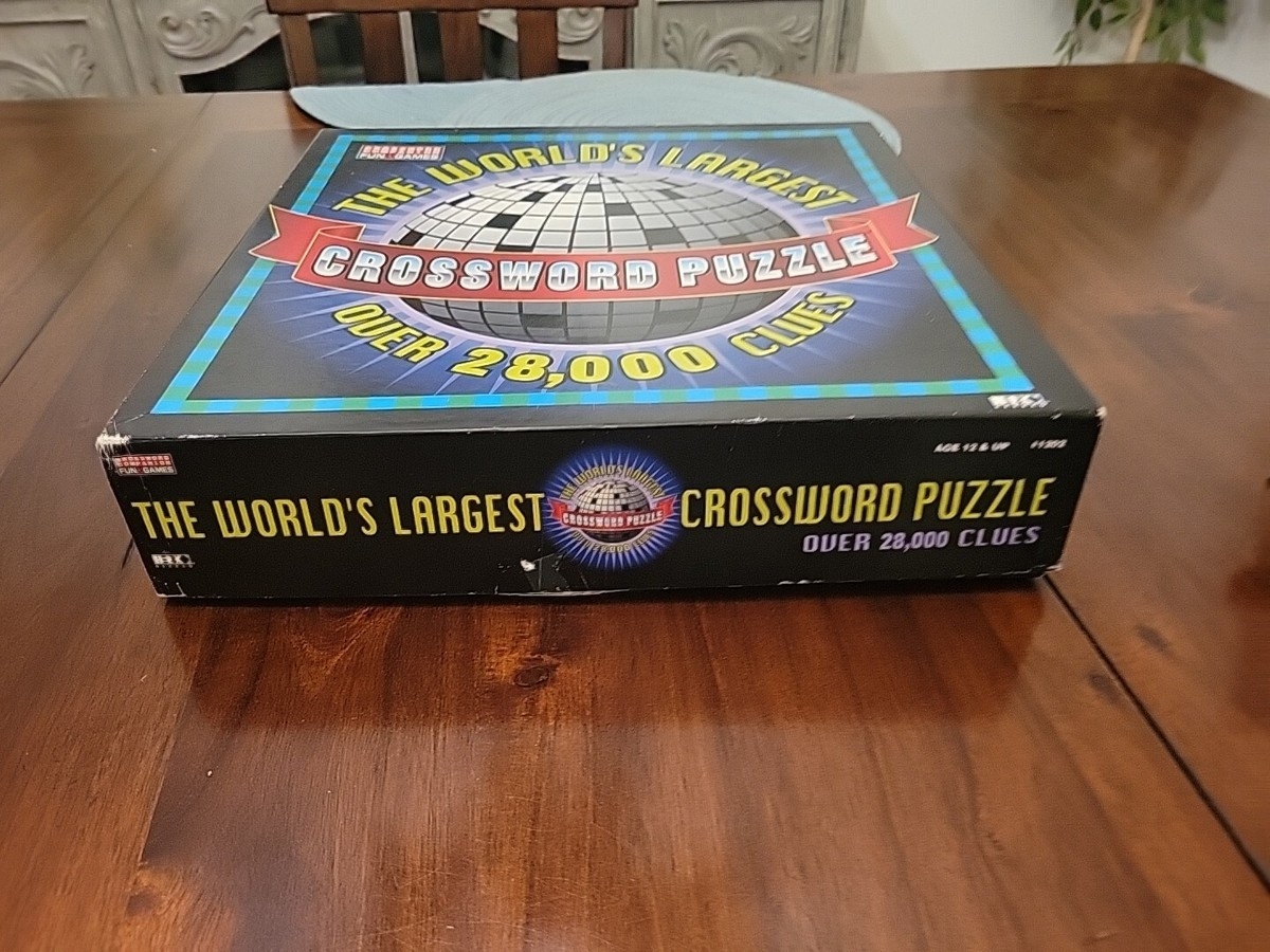 THE WORLD S LARGEST CROSSWORD PUZZLE NEW HERBKO 28 000 CLUES 91 000 SQUARES 7X7 EBay