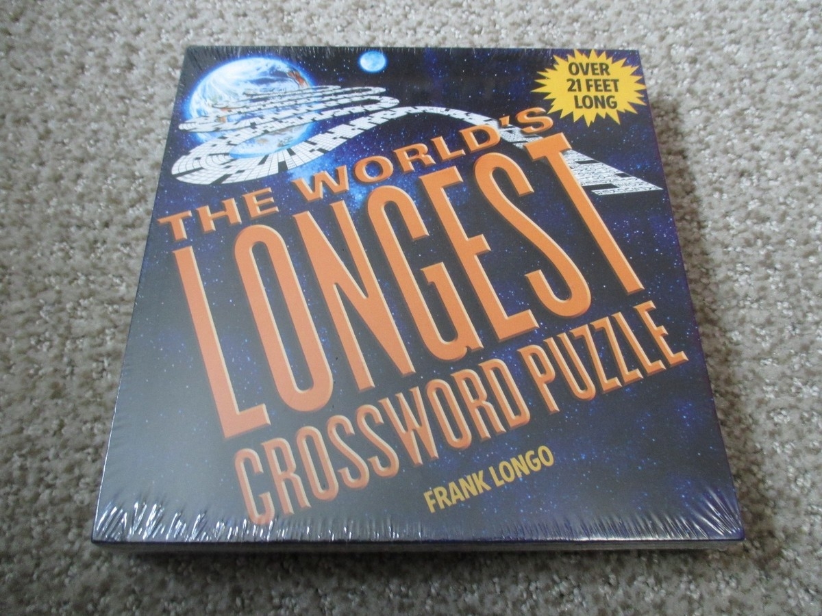The World s Longest Crossword Puzzle By Frank Longo Sealed In Original Plastic EBay