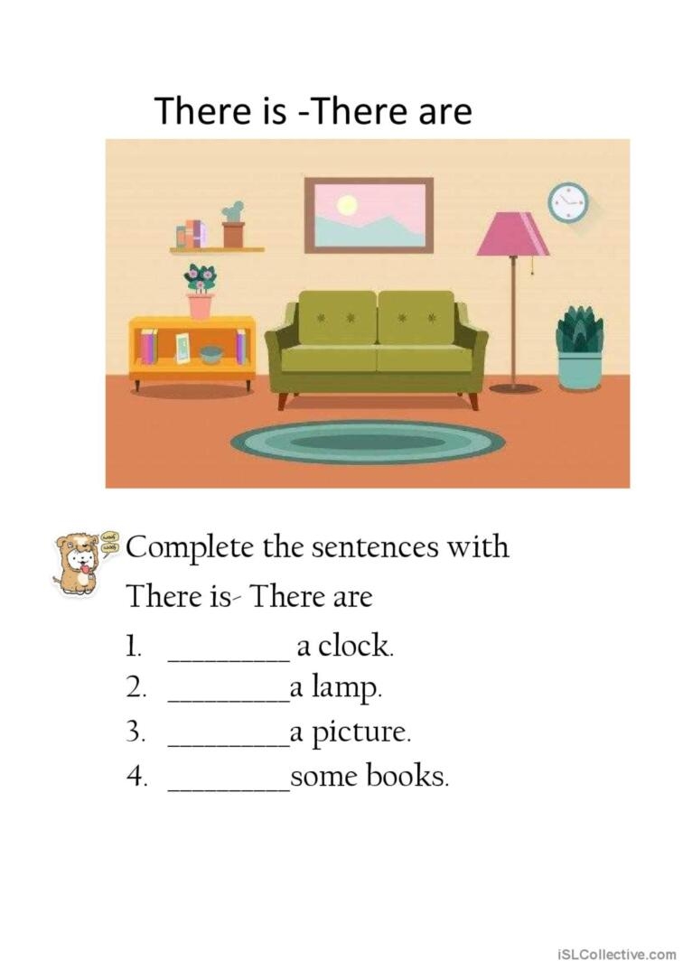 There Is There Are English ESL Worksheets Pdf Doc