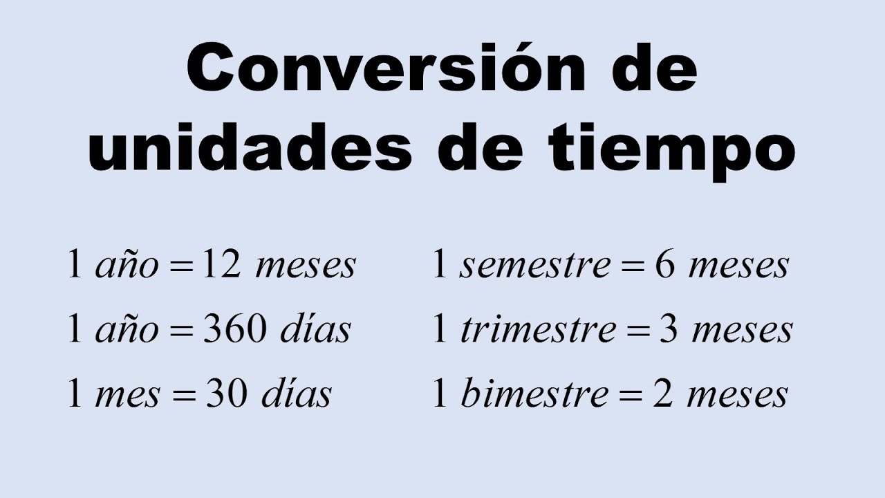 Transformation Of Time Units Semester Quarter And Bimester YouTube