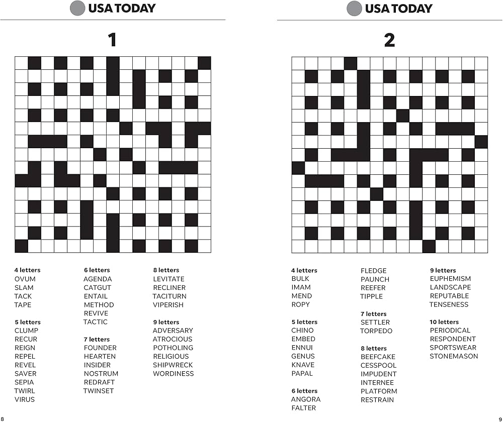 USA Today Word Fill In Super Challenge 200 Puzzles Usa Today Amazon au Books