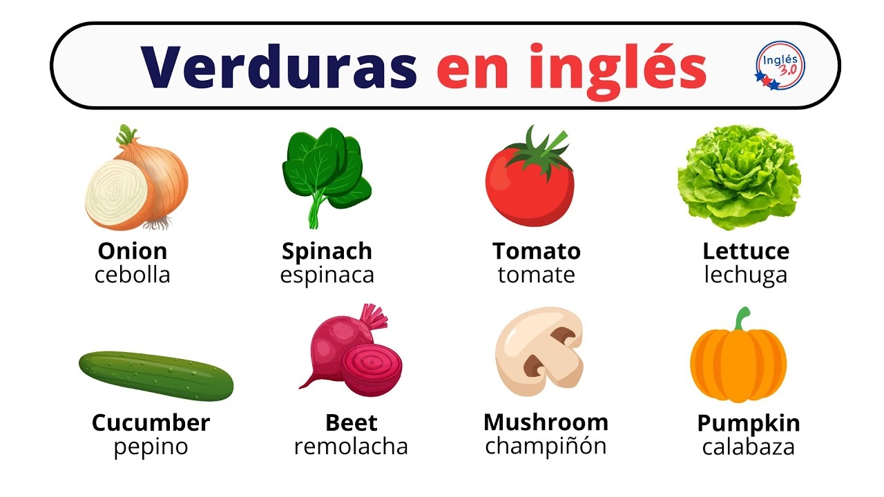 Verduras En Ingl s Y Espa ol Pronunciaci n YouTube Verduras En Ingl s Y Espa ol Pronunciaci n YouTube