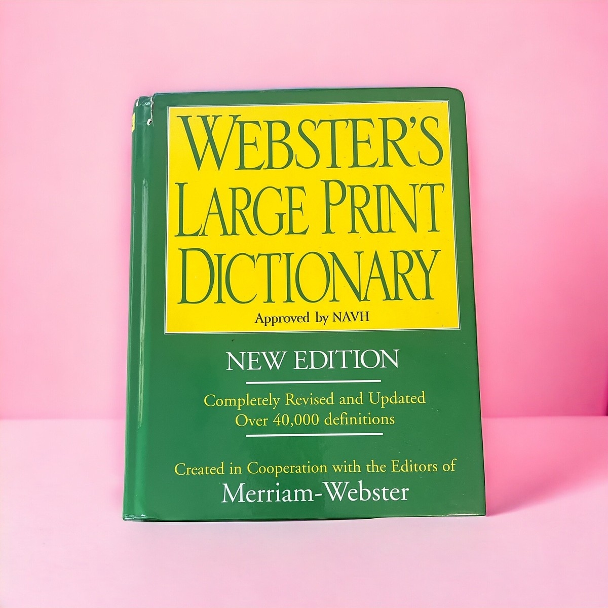 Webster S Large Print Dictionary New Edition EBay