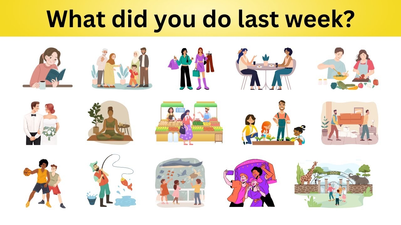 What Did You Do Last Week Listening And Speaking Practice L English Learning L Improve English YouTube What Did You Do Last Week Listening And Speaking Practice L English Learning L Improve English YouTube