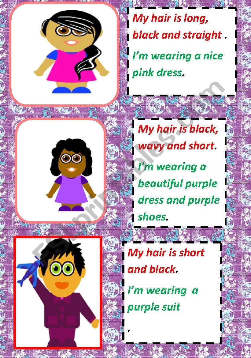 What Do They Look Like ESL Worksheet By Aidamour What Do They Look Like ESL Worksheet By Aidamour