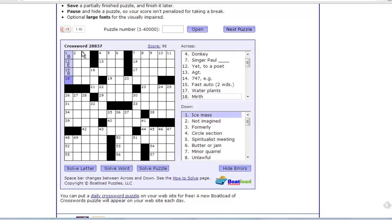 not online online crossword clue