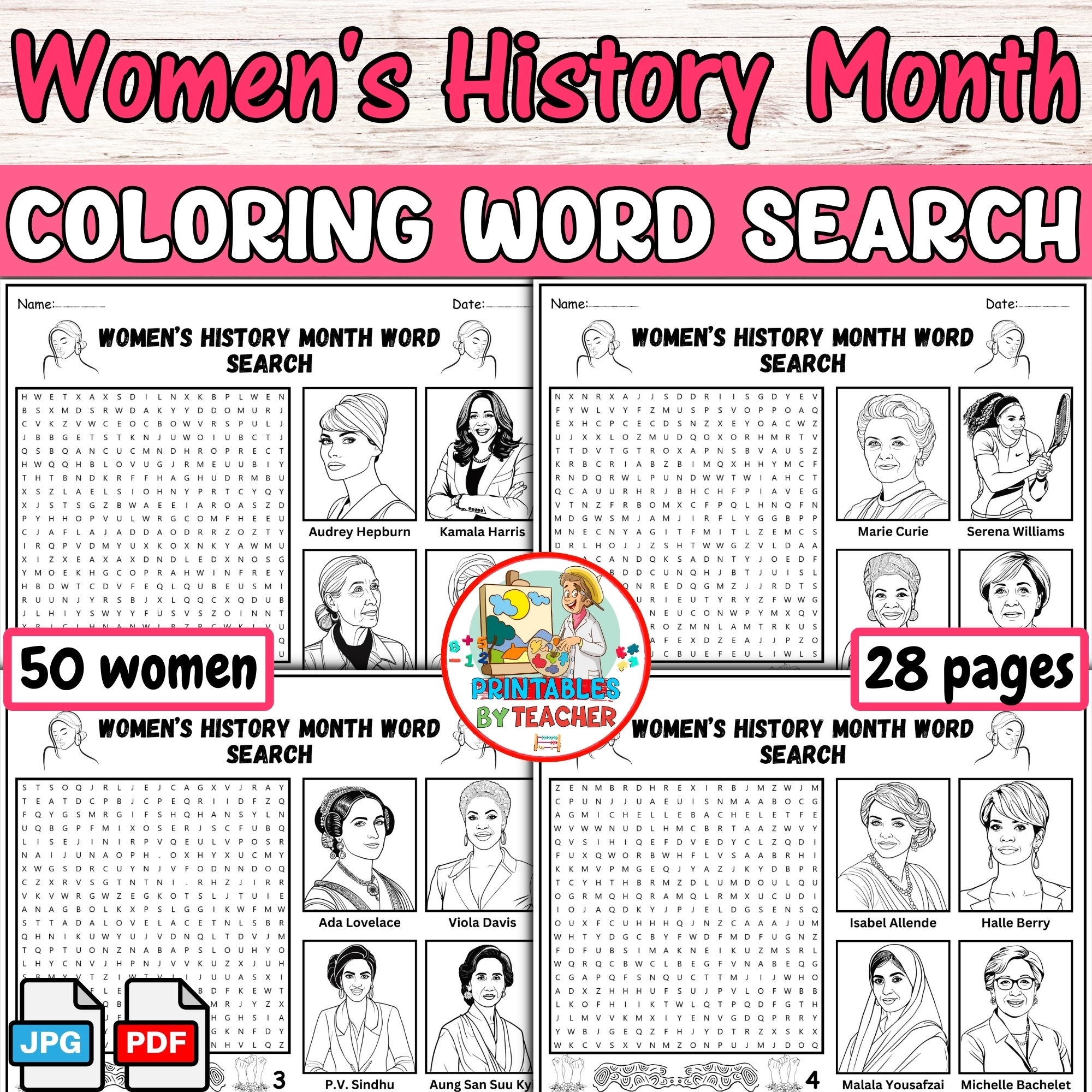women's history month worksheet