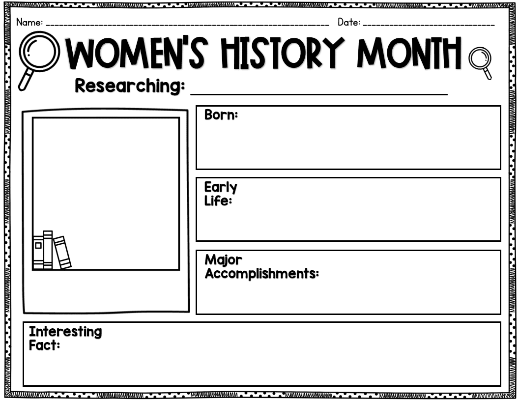 Women s History Month In K And 1 Naomi O Brien Read Like A Rockstar