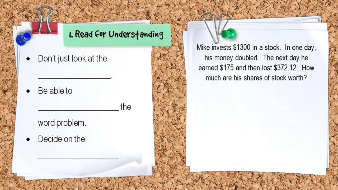 Word Problems Order Of Operations YouTube