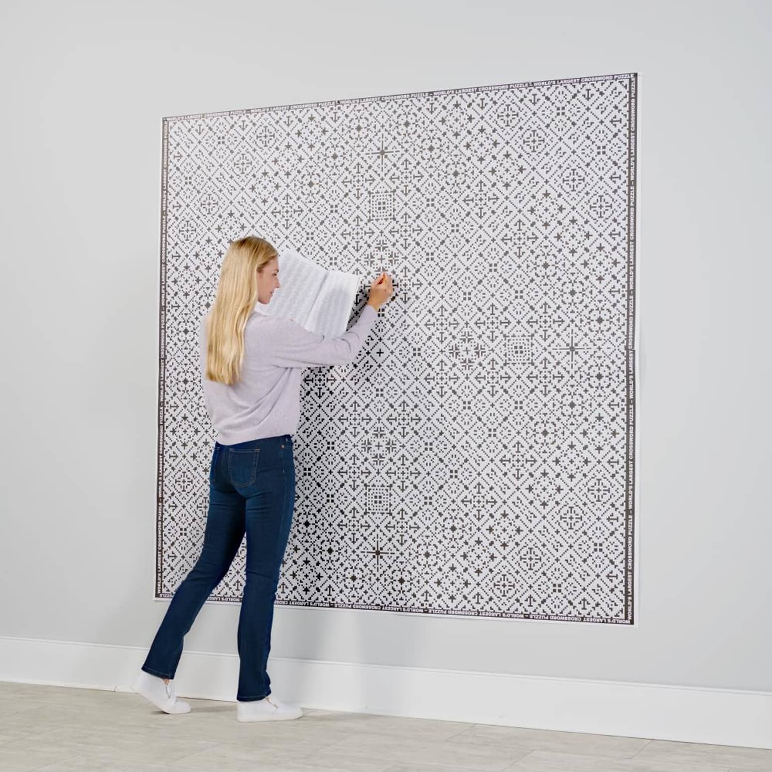 giant crossword puzzle poster